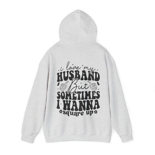 I Love my Husband But Hoodie